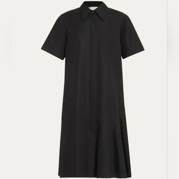 Lafayette 148 New York Black Short Sleeves Dress Shirt Size XL NWOT - Picture 1 of 9